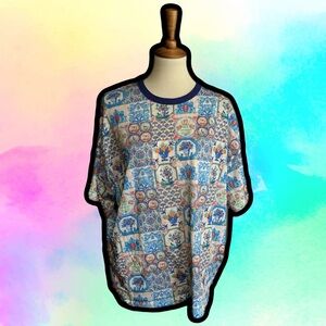 🌈 Colorful Mosaic Flower T-Shirt